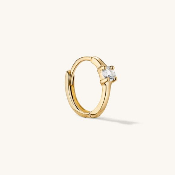 Mejuri Gold and Diamond Earrings - Picture 3 of 5